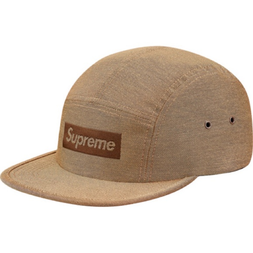 Supreme Box Label Jacquard Camp Hat